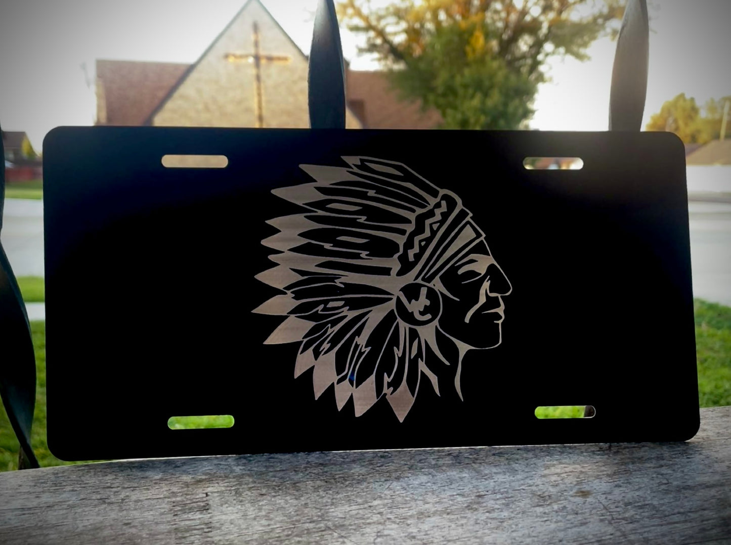 Mascot License Plate
