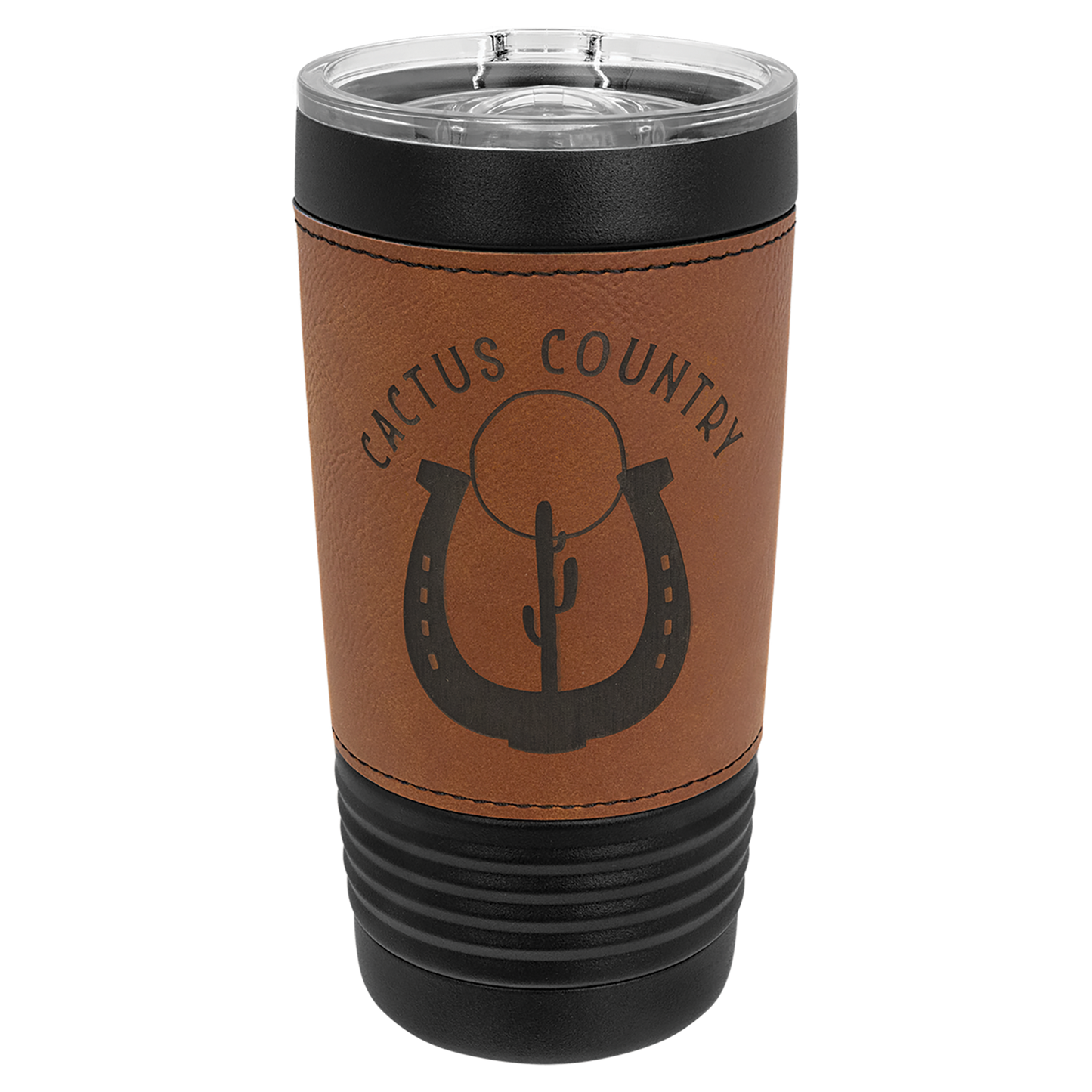 20oz Leatherette Black Tumblers