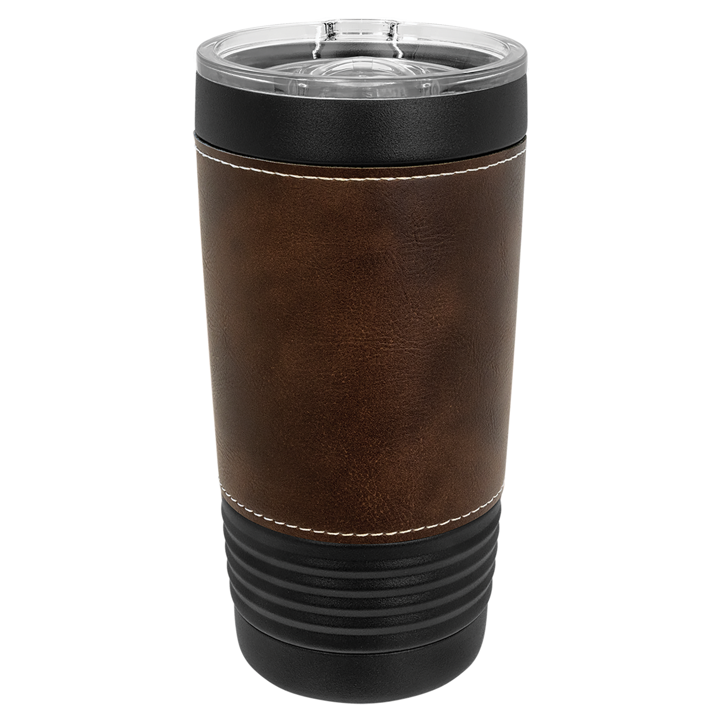 20oz Blank Leatherette Black Tumblers