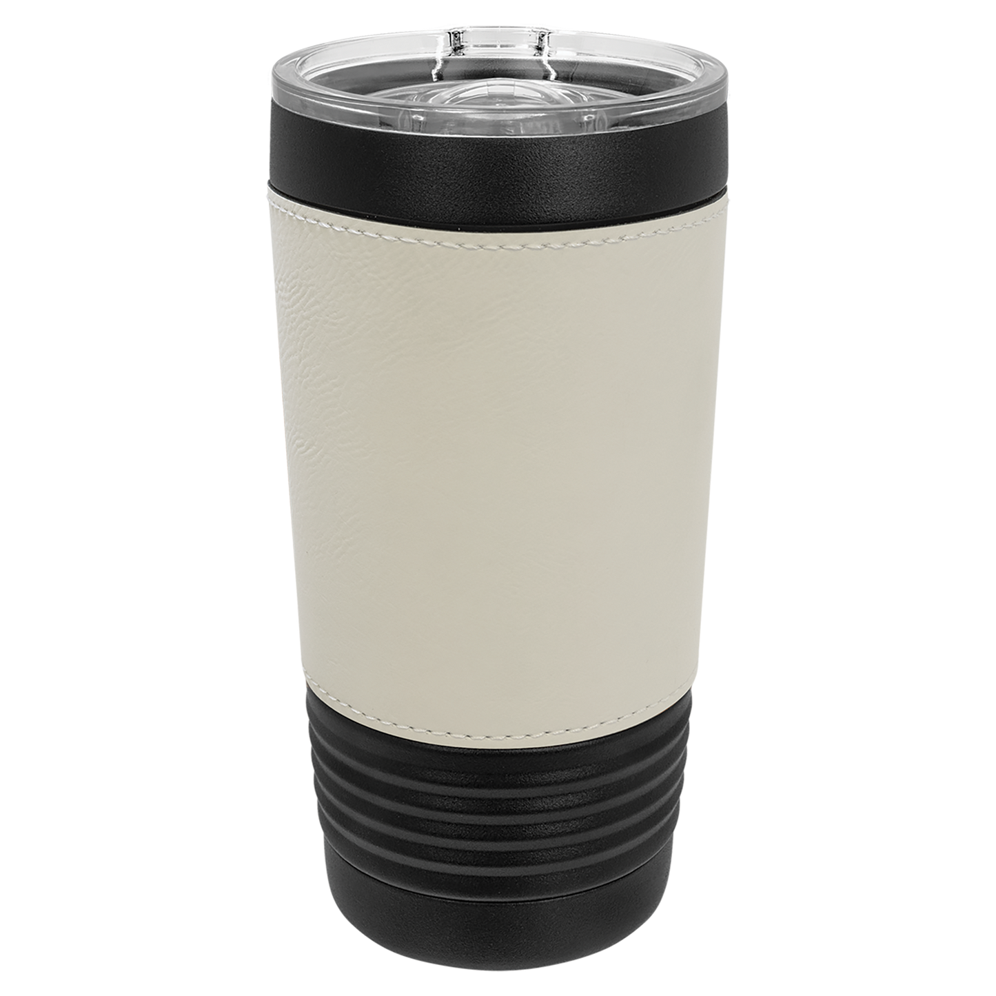 20oz Blank Leatherette Black Tumblers