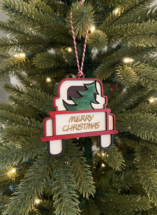 Little Red Truck Ornament