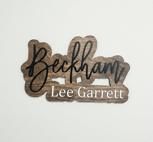 Custom Nursery Sign - 18”