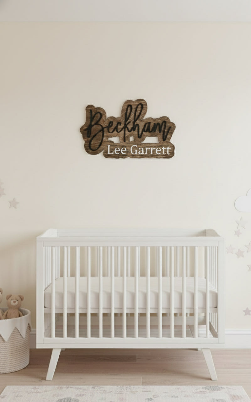 Custom Nursery Sign - 18”