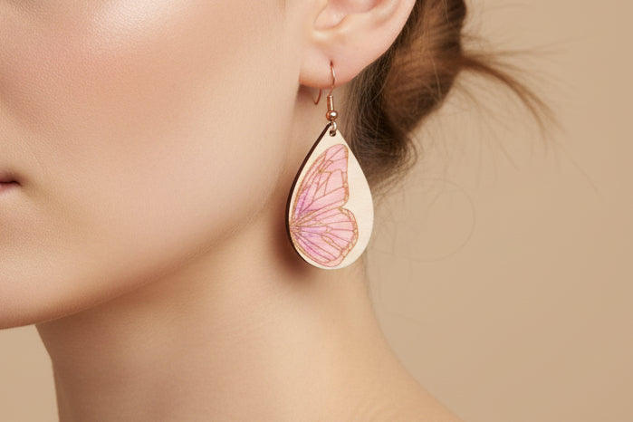 Split Butterfly Earrings