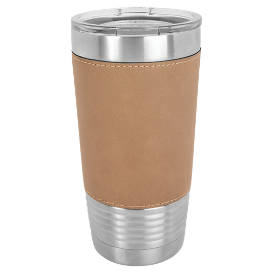 20oz Blank Leatherette Stainless Tumblers