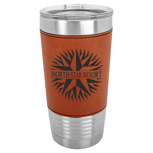 20oz Leatherette Stainless Tumblers