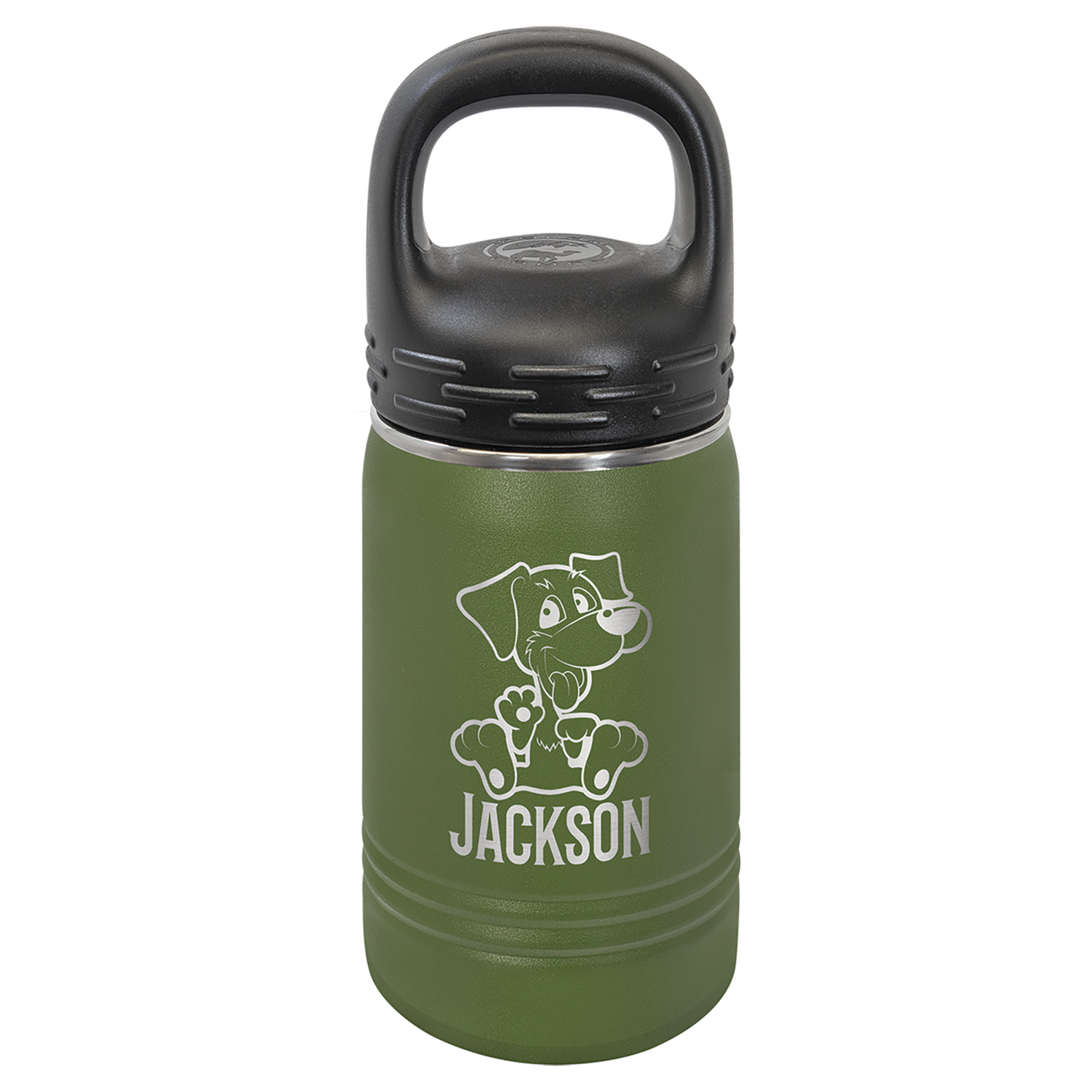 12oz Water Bottle with Lug Lid