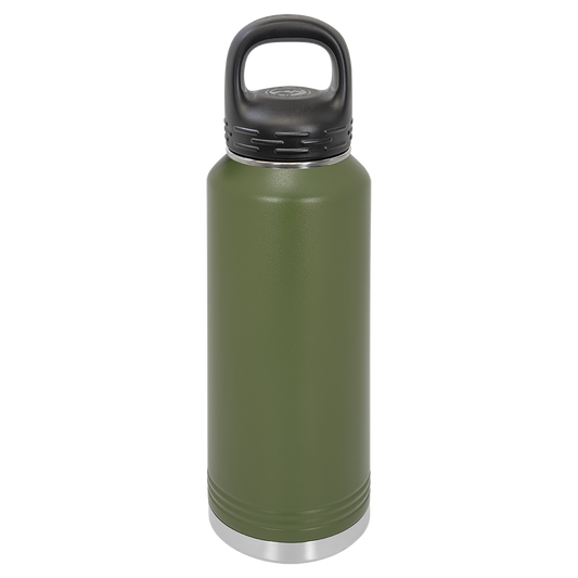 40oz Blank Water Bottle With Lug Lid